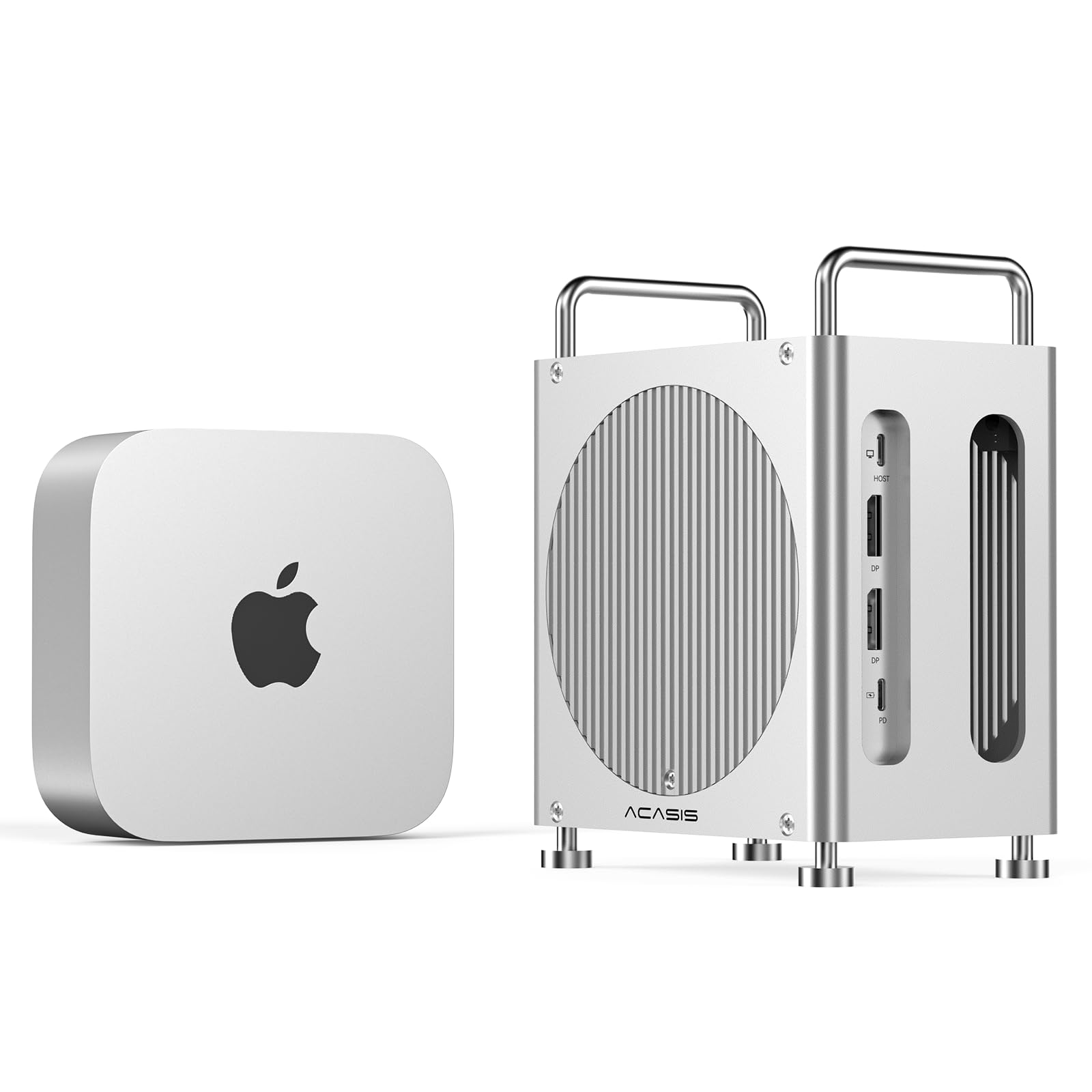 ACASIS 40Gbps Mac mini M4 Dock Ultra-Fast Transmission Mac mini M4 Hub with Signle ssd Enclosure Support Up