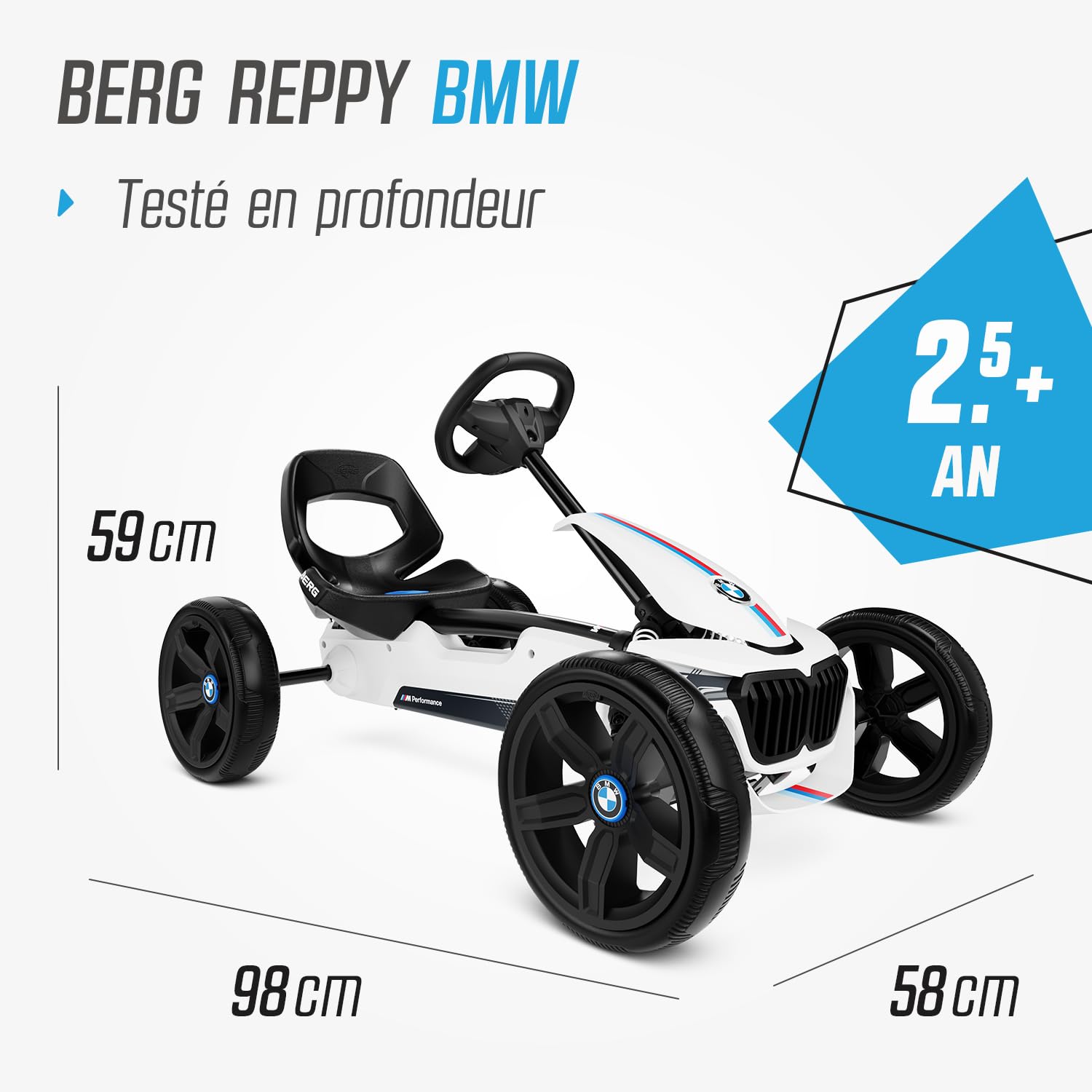 BERG Kart à pédales Reppy BMW
