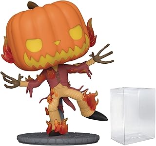 POP Disney: The Nightmare Before Christmas 30th Anniversary - Pumpkin King Funko Vinyl Figure (Bundled with Compatible Box Protector Case) Multicolored 3.75 inches