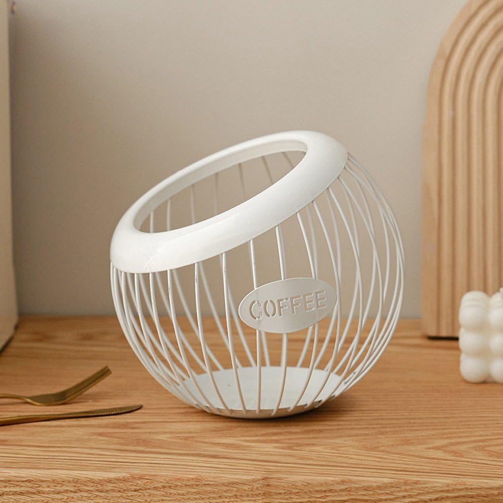 Porta Cialde per caffè, Portaoggetti Cucina, Organizer per Stazione caffè Accessori per Bar caffè per Riporre Tutte Le Capsule di caffè