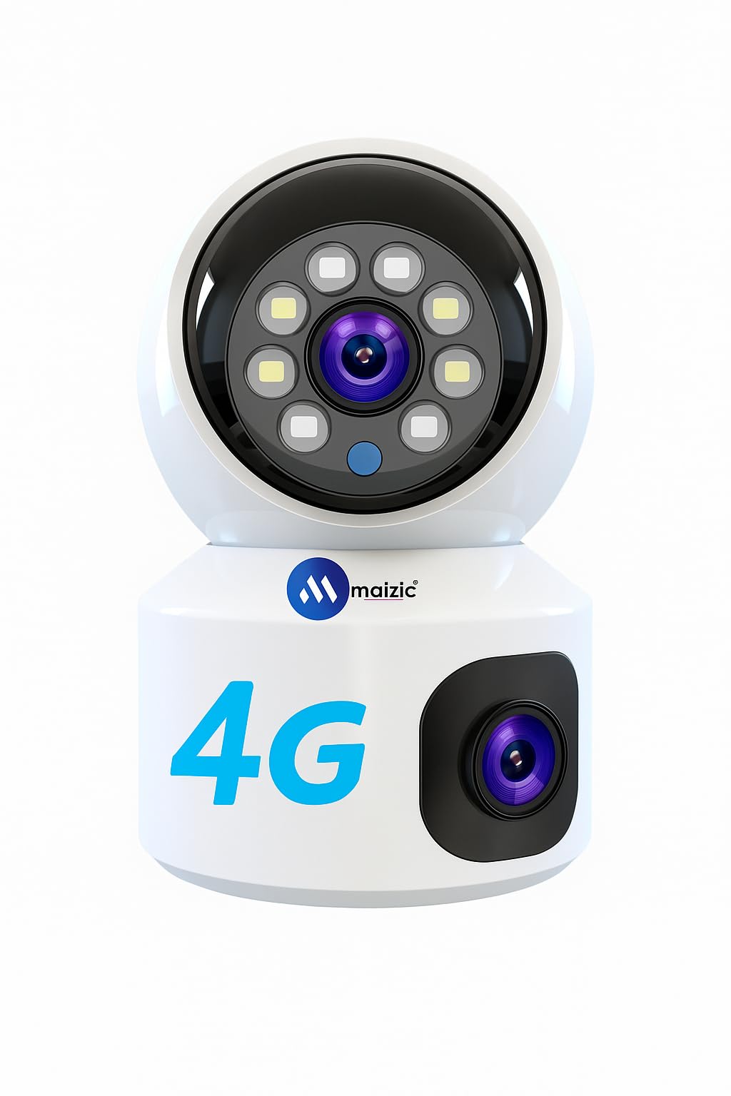Maizic Smarthome 4G 5+5MP CCTV Security Camera 360° Pan & Tilt| Dual lens/Dual View| 2-Way Audio| Night Vision| AI Human Detect| Motion Alert|Cloud & SD Record| SD Card Support Upto 256GB| Indoor CCTV-picture-11