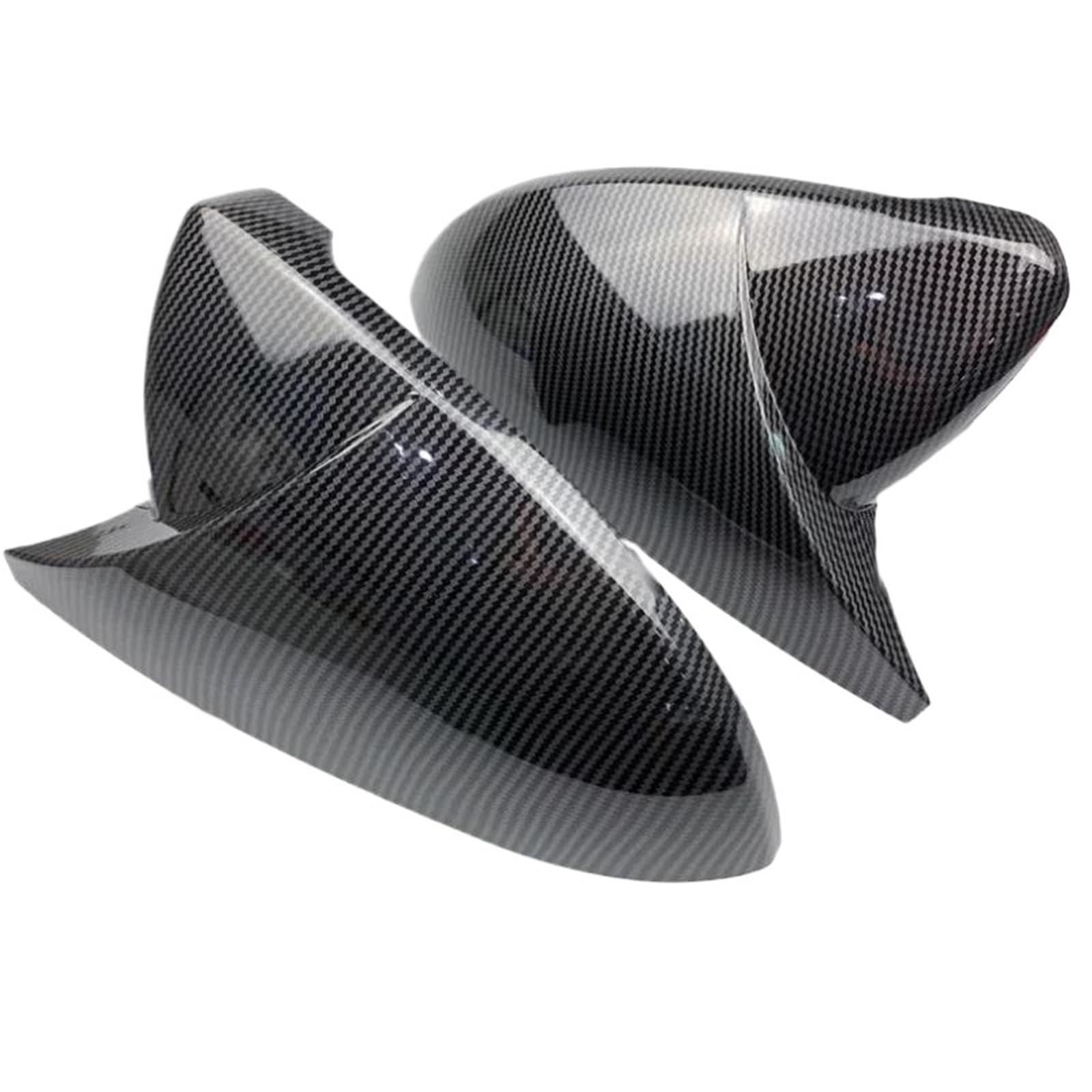 Boîtier de rétroviseur pour Golf 7 MK7 cache de protection aspect carbone noir