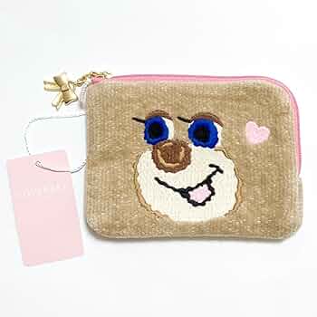 Amazon.co.jp: FEILER ドアップテディガール L字型ポーチ : ファッション