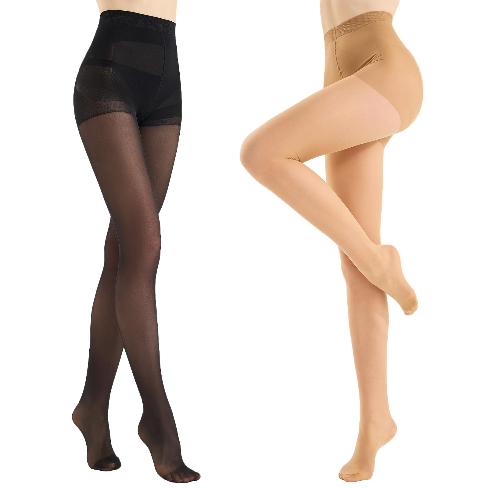 WiliW Ultra Strong 10D Rip Resistant Sheer Pantyhose