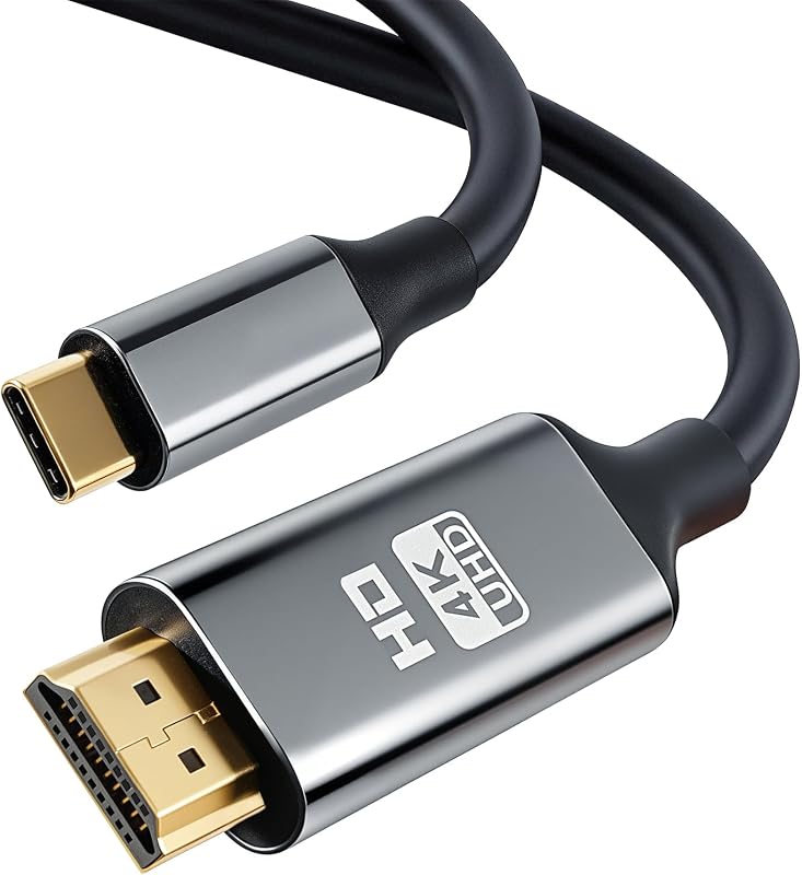 HDMI Type-C to Hdmi ケーブル 3M【4K@30Hz】HDMI USB Type C HDR対応 iPhone 17 16 15 Pro Max,MacBook Pro/iPad Pro/XPS 15/Surface Book/Galaxy S25 S24 S23 S22 S21等対応