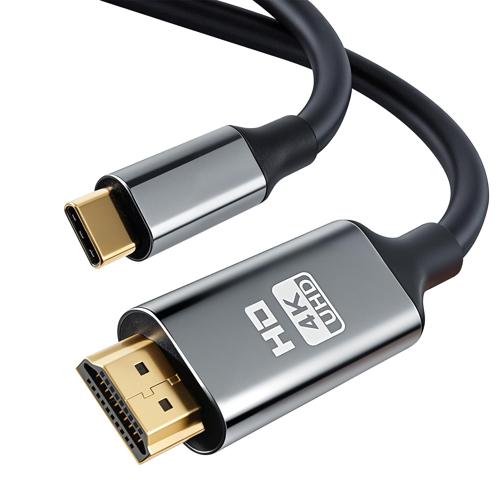 CHENLUKJ HDMI Type-C to Hdmi ケーブル 3M【4K@30Hz】HDMI USB Type C HDR対応 iPhone 17 16 15 Pro Max,MacBook Pro/iPad Pro/XPS 15/Surface Book/Galaxy S25 S24 S23 S22 S21等対応