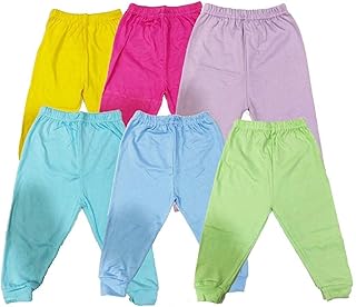 مجموعة مكونة من 6 قطع بنطلون اللوان مختلفة، متعدد الألوان، 24 شهر، للجنسين