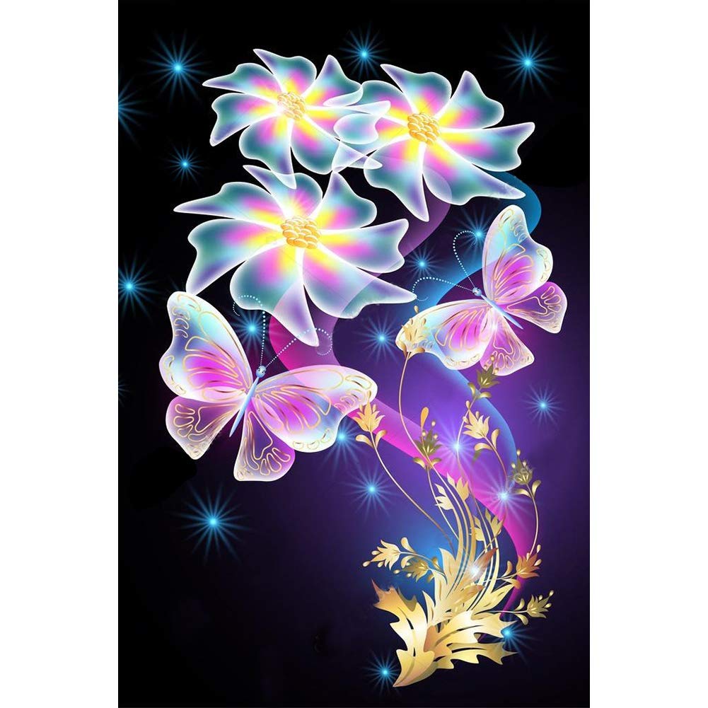 YEESAM ART Kit De Peinture Diamant 5D - Motif Chat Et