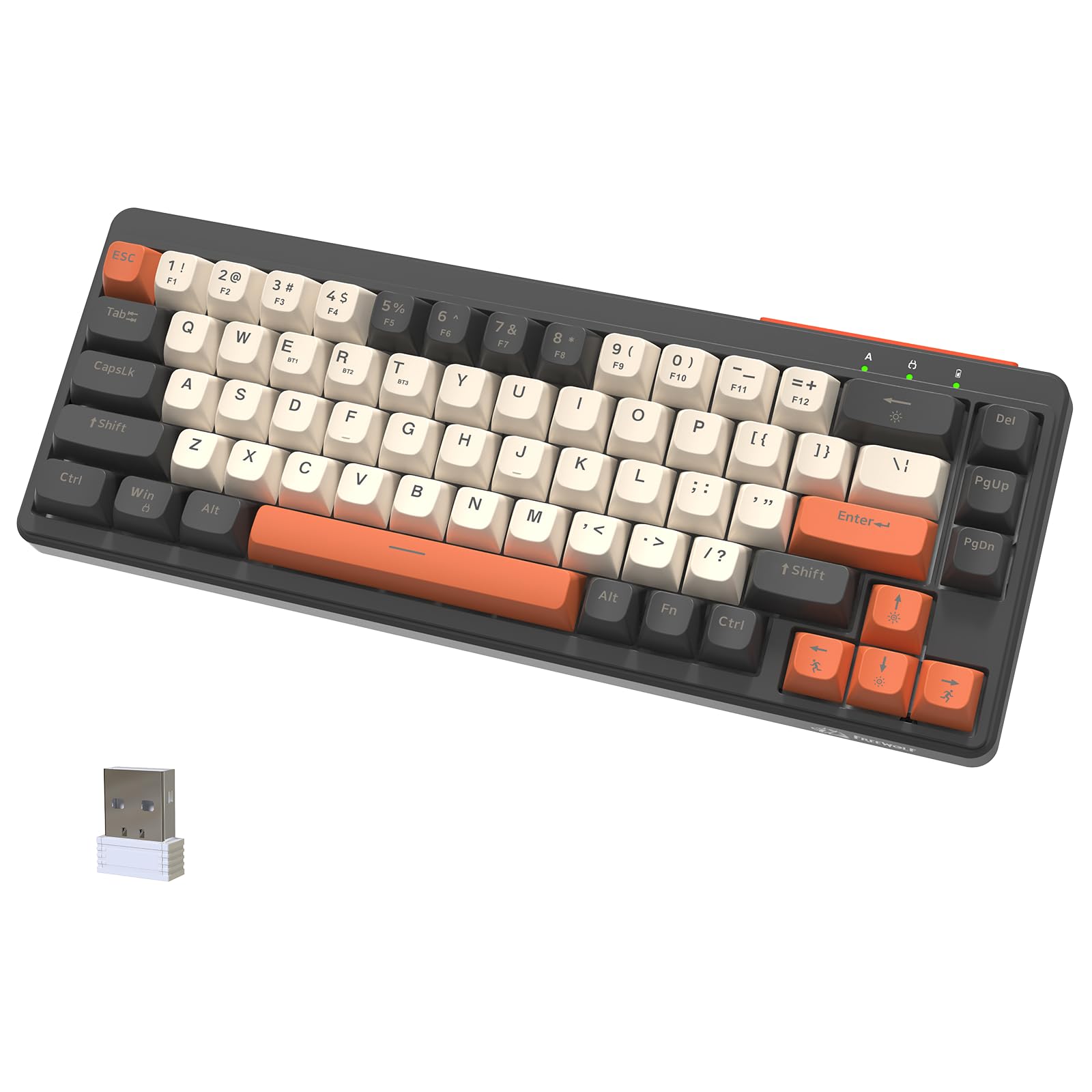 Amazon | FREEWOLF M68 ゲーミングキーボード メンブレンキーボード 3