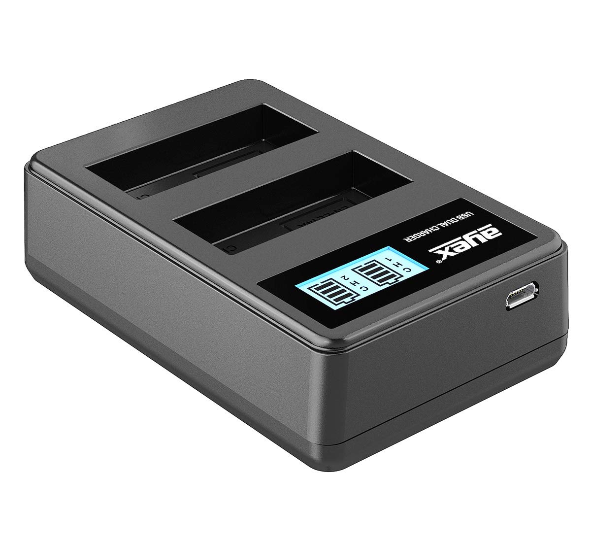 ayex zestaw uchwytów do baterii do Nikon D5200, D5100 + 2x akumulatory ayex EN-EL14 i USB Dual-ładowarka - pakiet promocyjny w korzystnej cenie - uchwyt baterii zestaw akcesoriów 3-częściowy. 100% kompatybilny