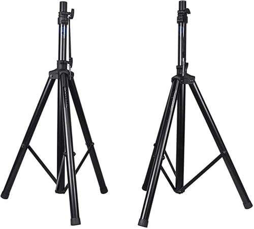 Miniatura 4 de Rockville RVES1 Pair Tripod DJ PA Speaker Stands with Carry Bag, 100 lbs Capacity, Adjustable Height to 71", Steel Construction, for Events &