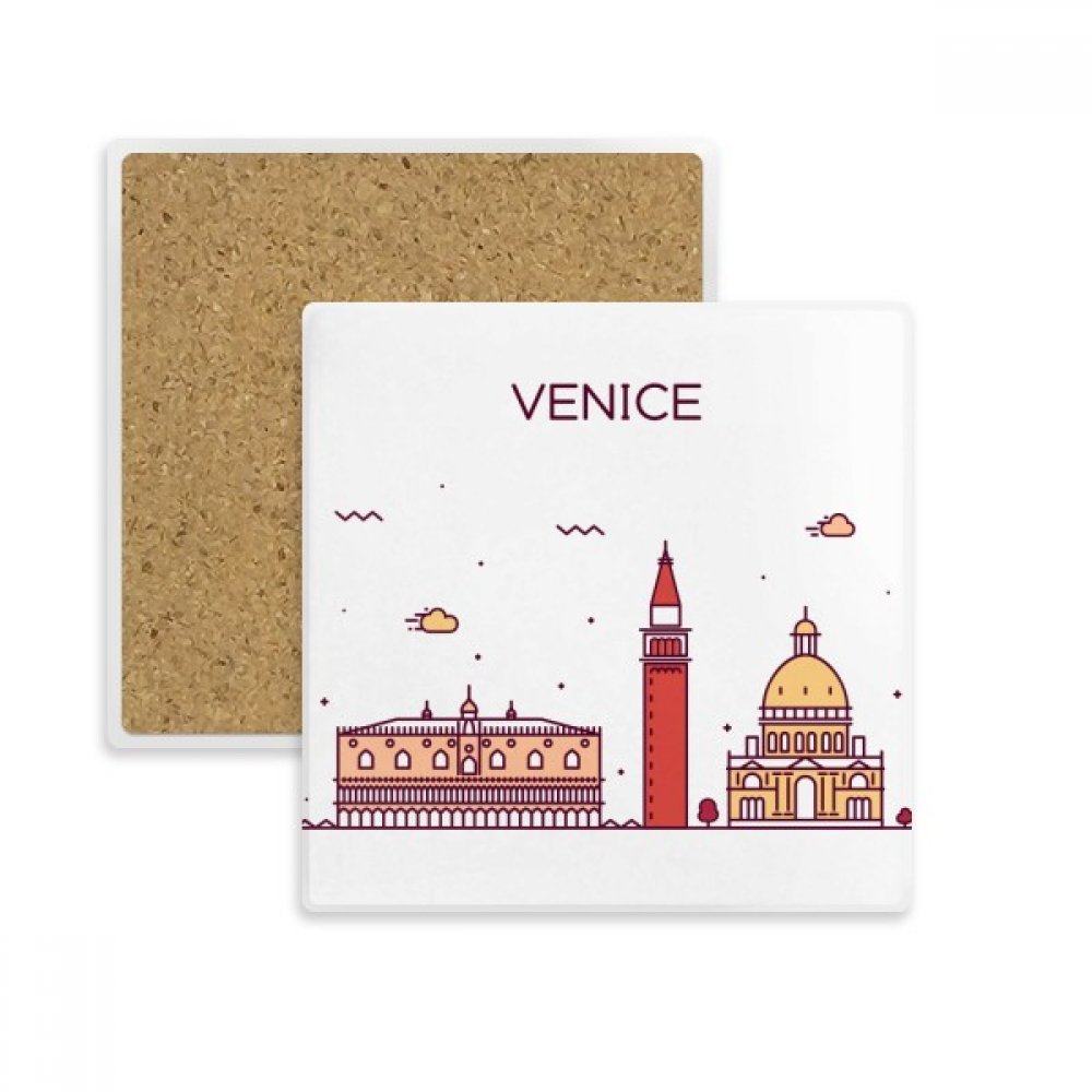 Dessous de verre Venise Italie en pierre absorbante pour tasse propre
