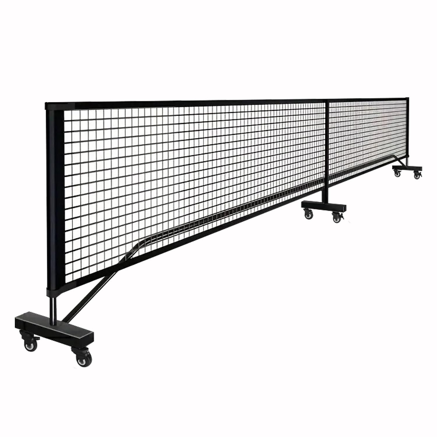 GISCO 22ft Pickleball Net Set with Wheels – Heavy-Duty Steel Frame, 36″ Regulation Height, Centre Support, Locking Base, Carry Bag | Indoor & Outdoor Portable System-image-33