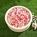 TRENDPLAY Star Ball Pit Balls 100 for Toddlers - Pink Ball Pit Ball Shapes for Boys Girls Fun, Birthday Party, Christmas Decoration, Cream Colors Pink+Pearl White