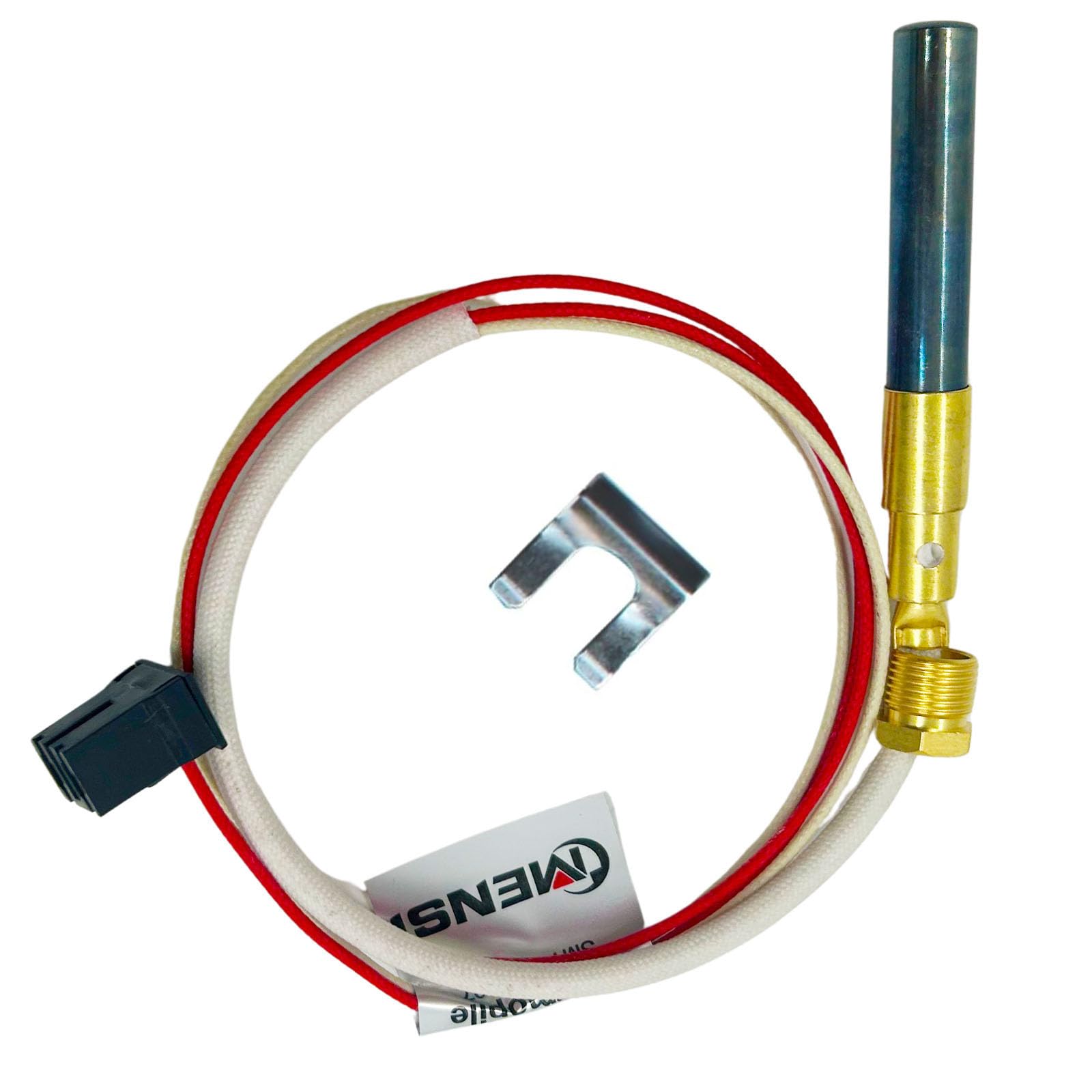 Sensor de termopila MENSI Natural LP, piezas para kit de quemador piloto SP20824 SP20754 SP21058 SP20800 SP21096 SP20739, compatible con calentadores de agua Rheem Ruud y Richmond de más de 750 mV.