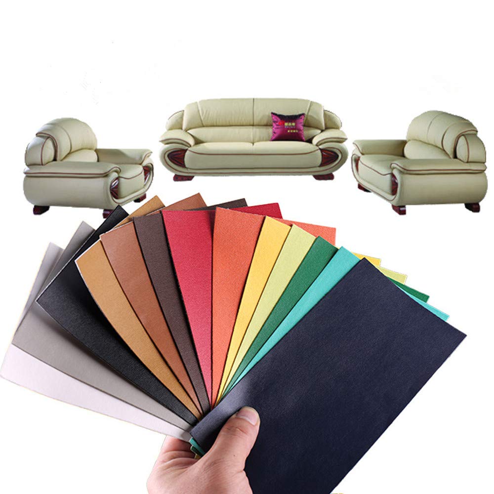 2 Stück Selbstklebende Leder Reparatur Flicken 40x60cm - Atmungsaktiv Für Sofa & Autositze