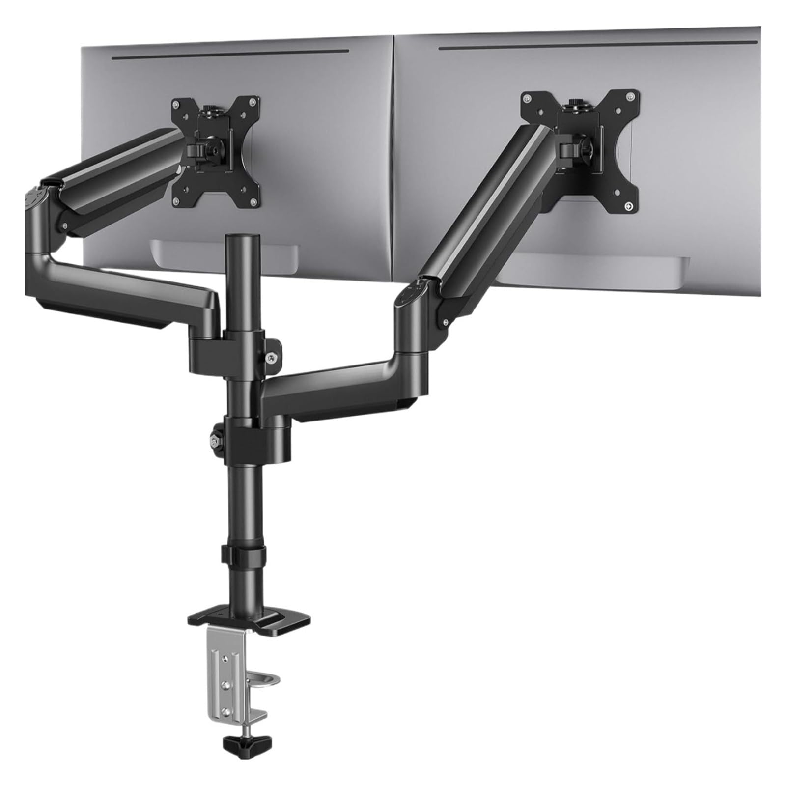 Ikpgbzxm One Color Desktop Stand Dual-Arm Monitor With Gas Spring, 17-32 Inch