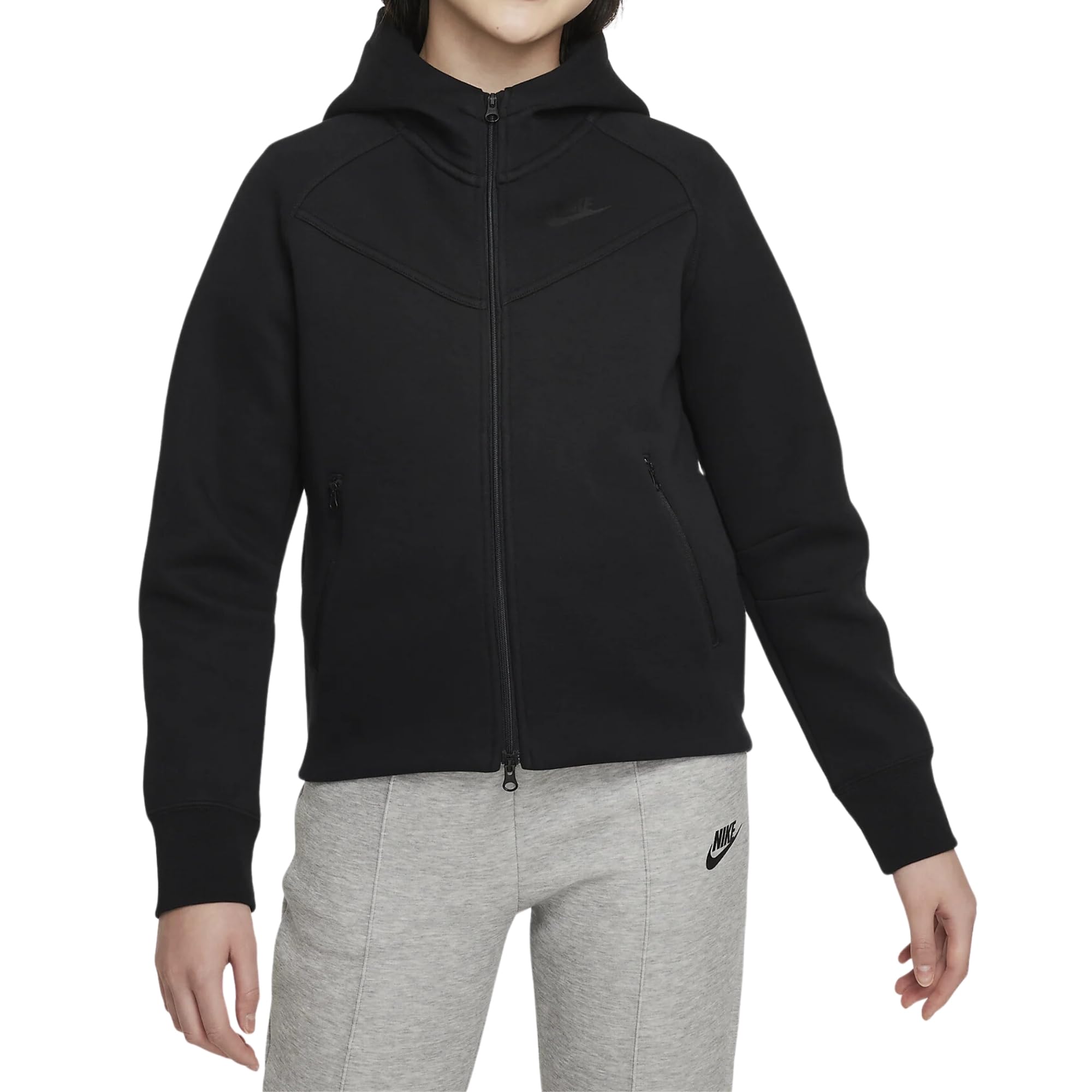 Nike TCH Fz Ls Veste à Capuche Mixte Enfant