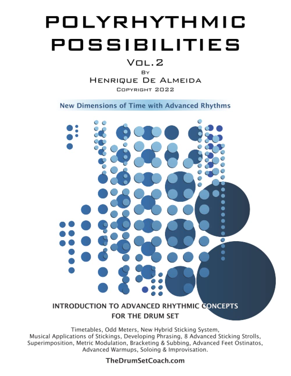 Polyrhythmic Possibilities Vol 2 méthode de batterie rythmes complexes