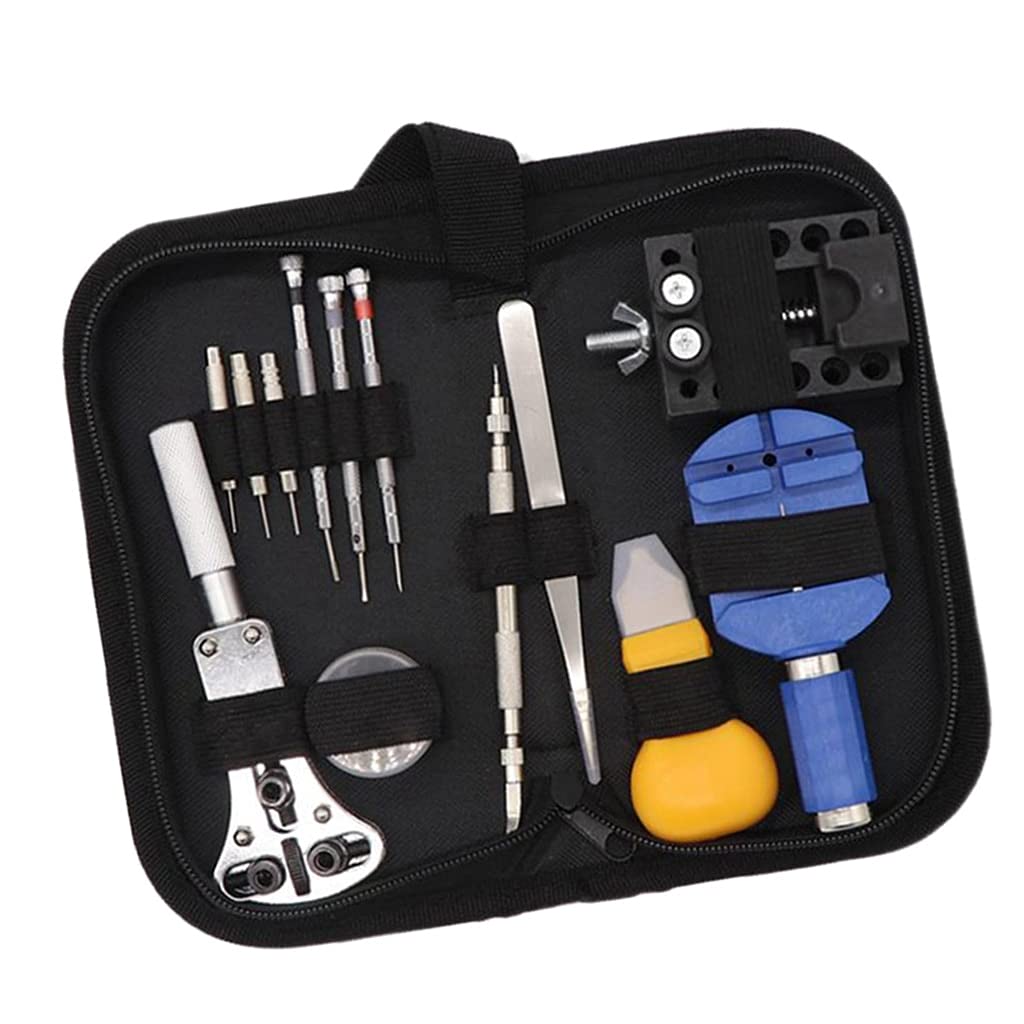JH803 12 stücke Uhr Reparaturwerkzeug Kit Wechselnder Entferner Schraubendreher Werkzeugzubehör