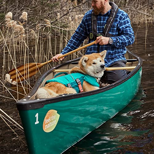 Hurtta Life Savior ECO Hundeschwimmweste maximale Sicherheit im und am Wasser beim Schwimmen, SUP, Kayak & Bootsausflügen (Buckthorn, 20-30 kg)