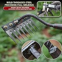 Vista 3 de Gardenia - Rastrillo de deshierro, rastrillo de hierro Gardenia 2025, rastrillo de hierro resistente, rastrillos de hierro para jardinería