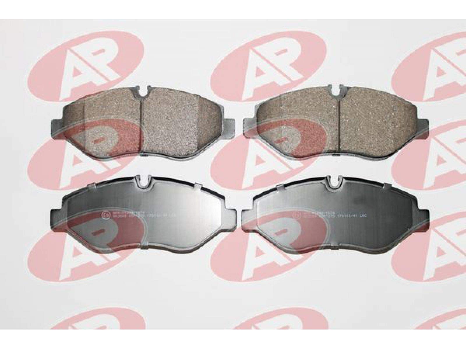 SAMKO Juego de pastillas de freno Delantero preparado para indicador de desgaste 5SP1275 Juego de pastillas de freno Compatible con MERCEDES-BENZ Sprinter 3.5-T Furgoneta W906 VITO Furgón W447