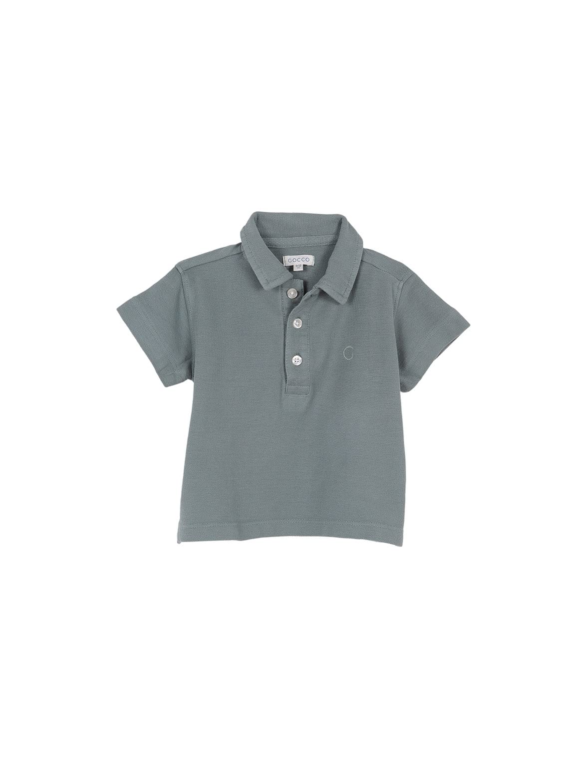 Polo basique bébé garçon Gocco en coton doux à manches courtes pour les petits - 5