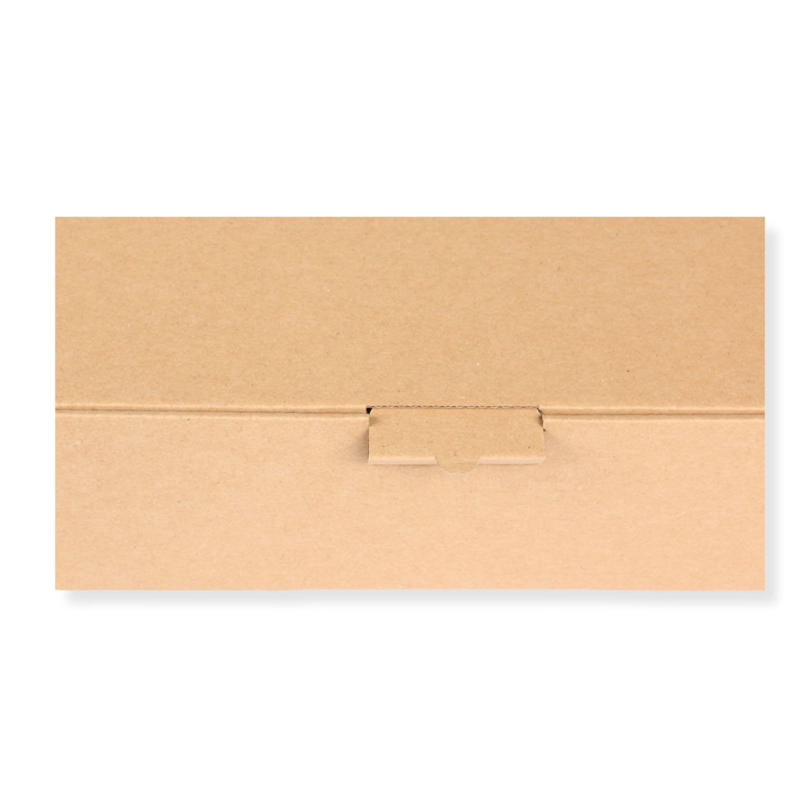 Karton 350 x 250 x 80 mm mit Seitenverschluss (200 Stück), DHL Kleinpaket, Versandkarton, Faltkarton, Schachtel, braun