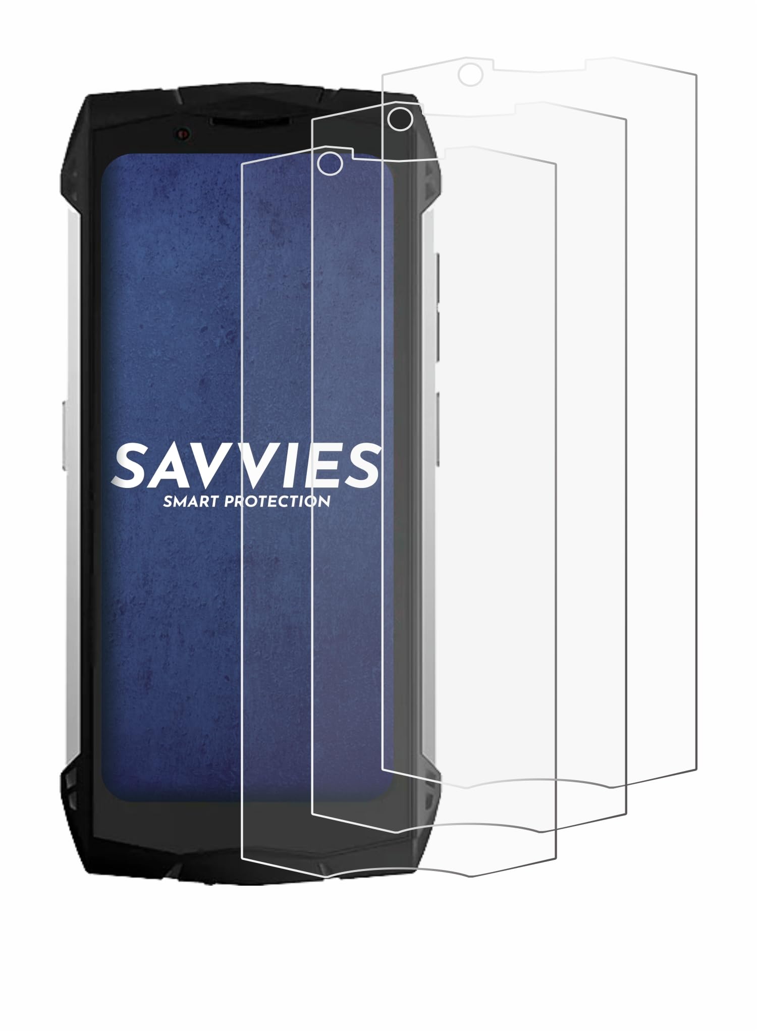 Pellicola Protettiva Savvies Per Doogee Anywise W1 – 6 Pezzi, Trasparente, Antigraffio, Applicazione Senza Bolle, Prodotta In Germania