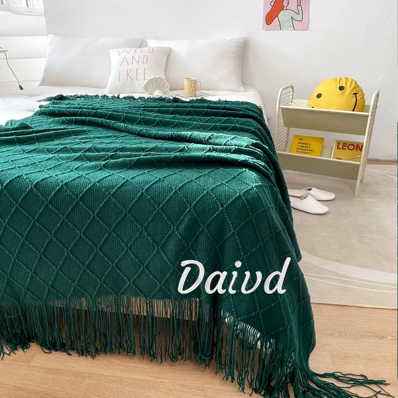 Couverture tricotée personnalisée : le cadeau de Noël idéal avec nom brodé