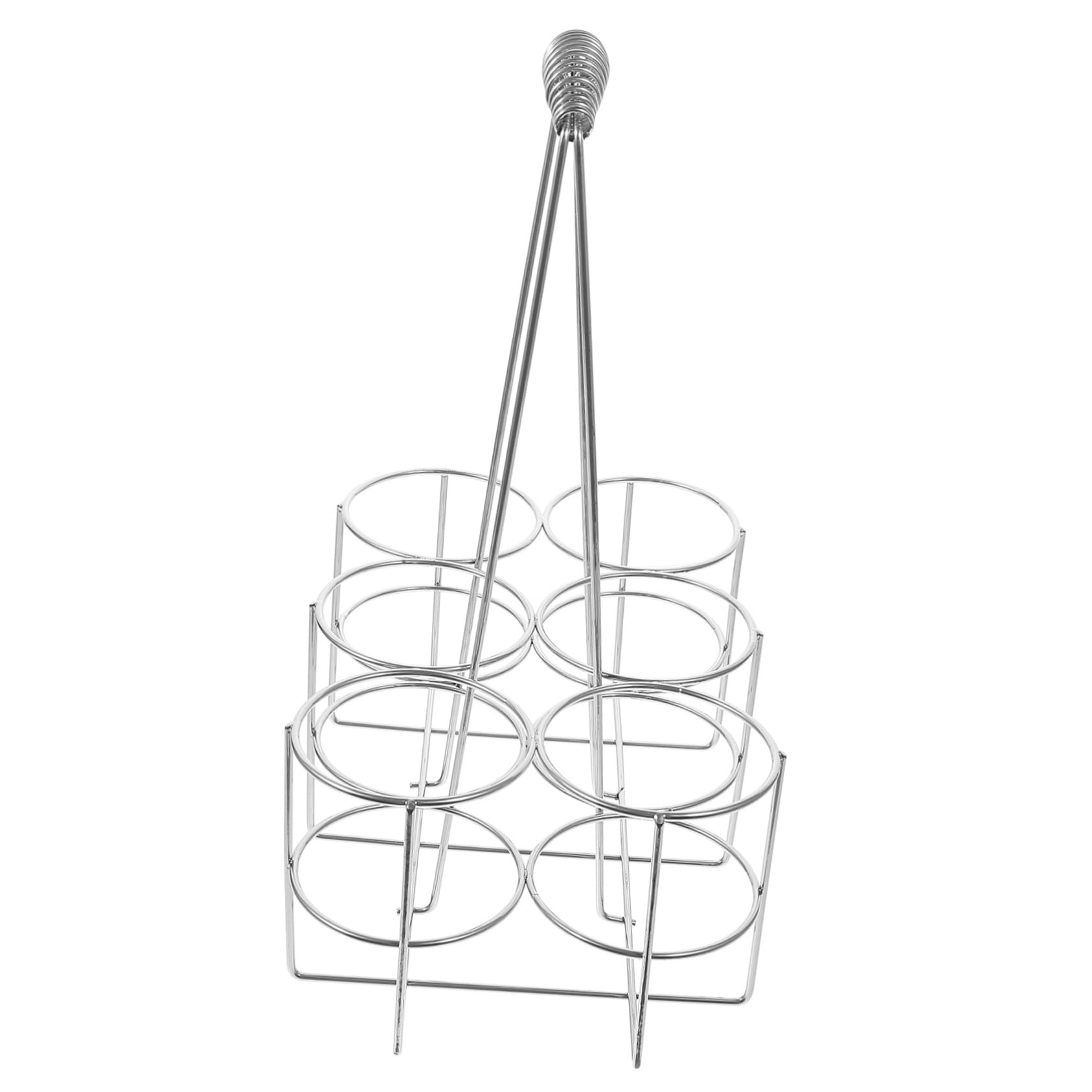 PRETYZOOM Handheld Beer Bottle Rack Metal Beer Storage Rack Bar Supply for 1pc Large Size