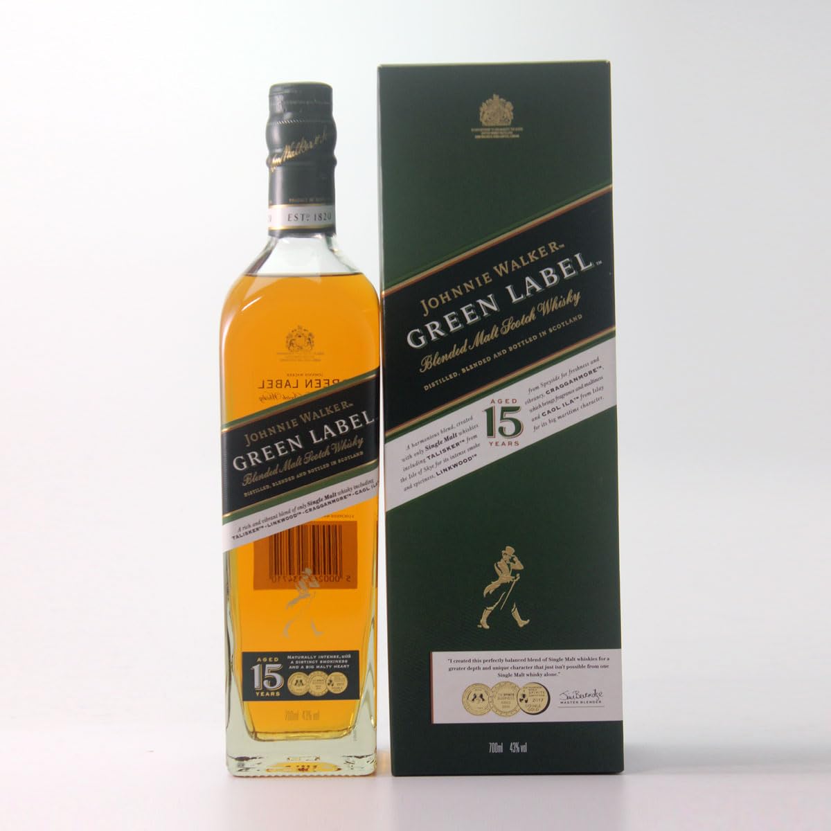 Amazon.co.jp: ジョニーウォーカー グリーンラベル 15年 700ml : 食品