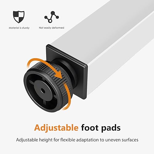 Miniatura 53 de DlandHome Escritorio plegable pequeño de 31.5 pulgadas, escritorio de computadora para oficina en casa, mesa plegable para espacios pequeños, no