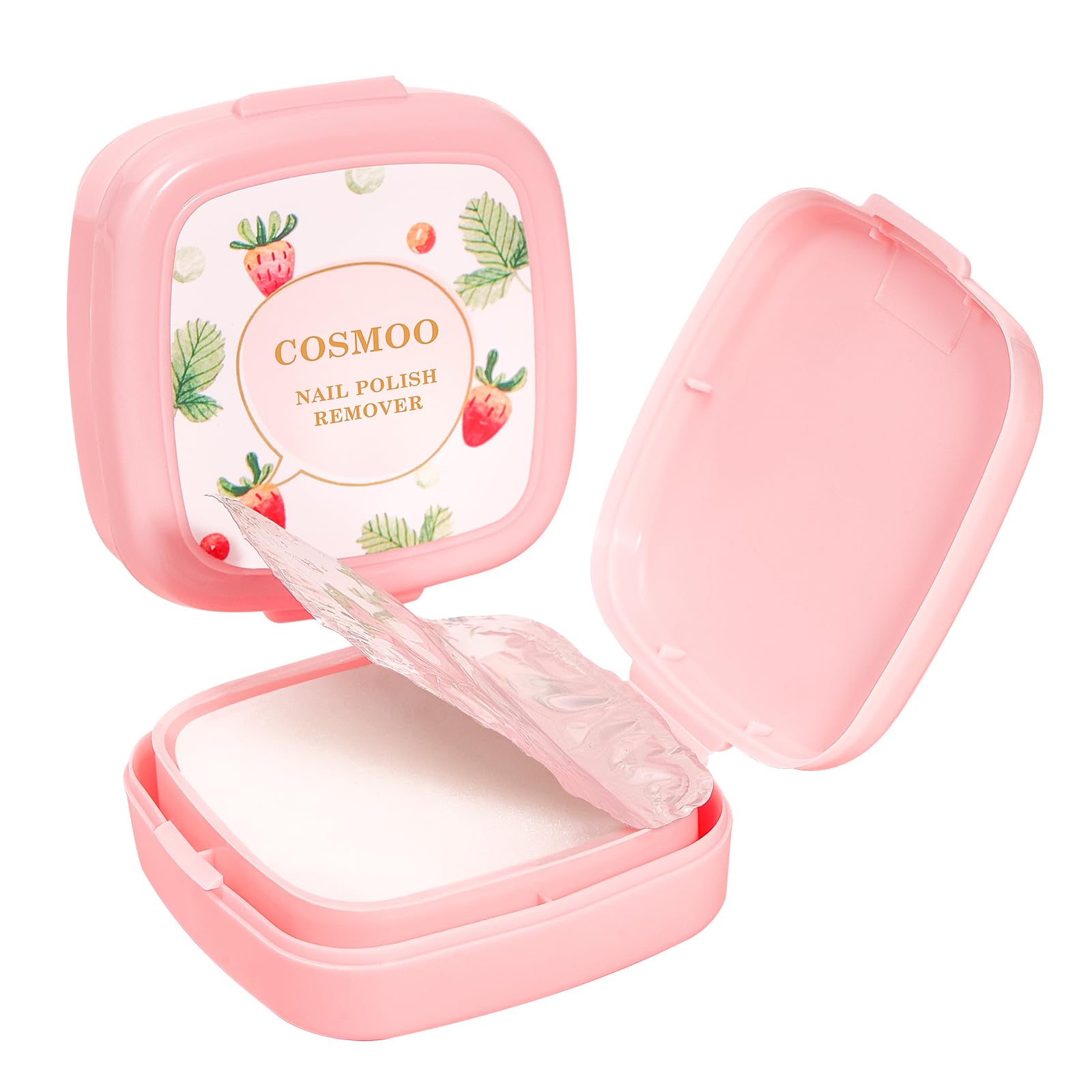 80PCS Nail Polish Remover Pads in Box, Easy to Carry Removal Lint Free Nail Polish Wipes for Natural Air-dried Water/Oil Based Nail Polish Wipe Pads (80pcs) 40 Count (Pack of 2)