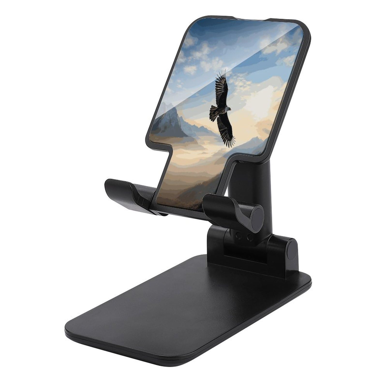 Support de téléphone portable pour bureau pliable contre les douleurs cervicales - 7