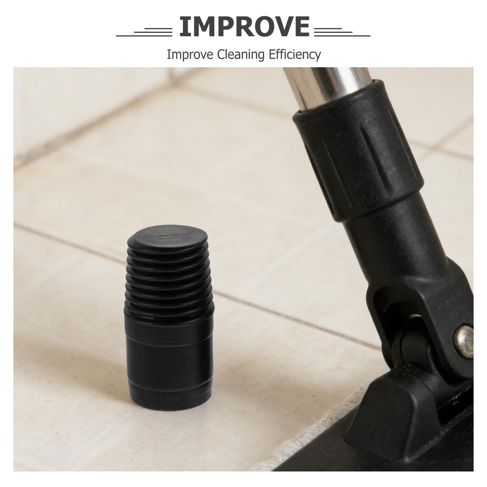 3 pezzi 3 pezzi di estensioni filettate 25 mm in plastica punta del manico della scopa adattatore filettato stile europeo compatibile con mop e scopa per accessori per la pulizia