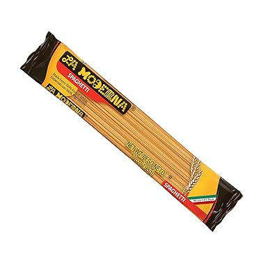 LA MODERNA, Spaghetti Pasta 7 oz (Pack of 1) | Made with Durum Wheat Semolina | Enriched with Iron & B Vitamins | Non-GMO | Kosher | Quick-Cook Italian Staple