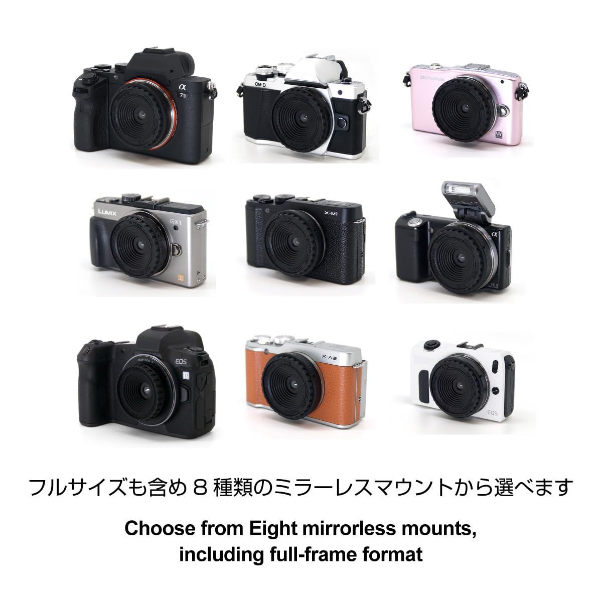 Amazon.co.jp: Gizmon Wtulens for EOS M Mount | EF-M | APS-C Sensor