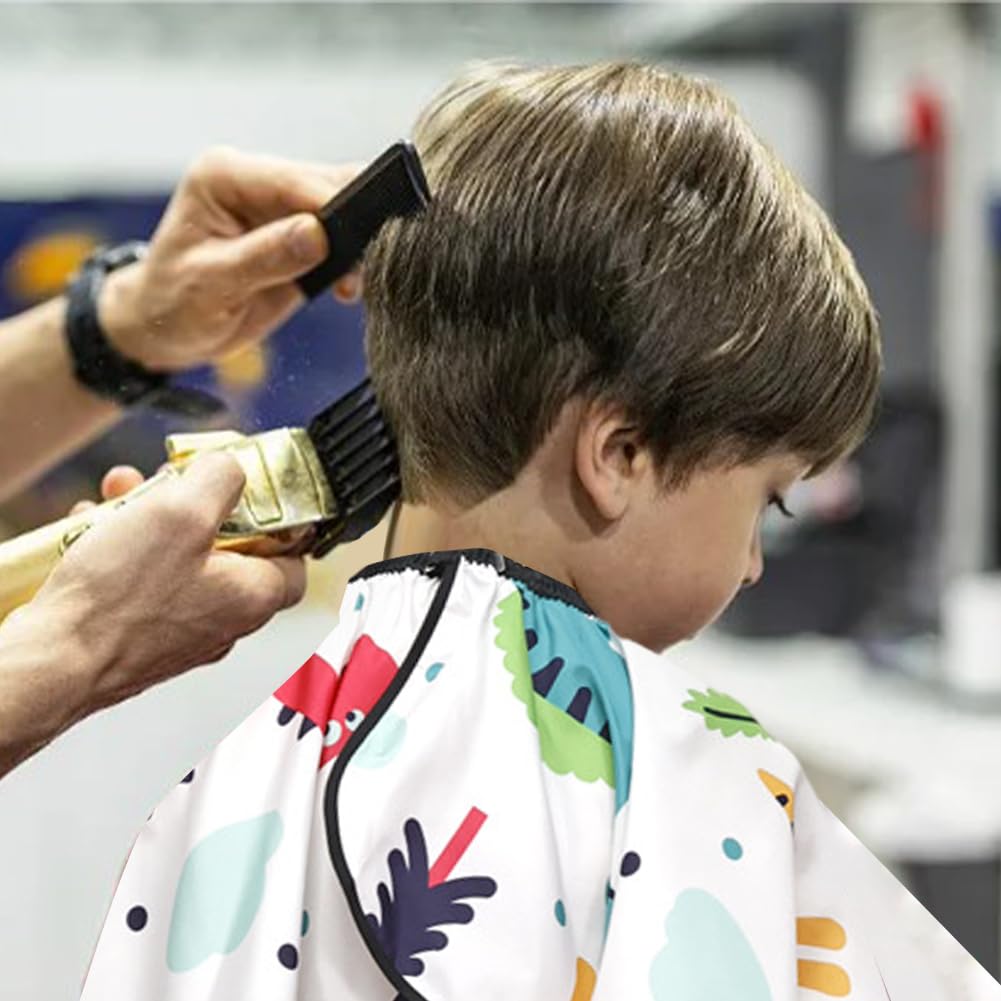 Friseurumhang Für Kinder – Mit Raketenmuster, Wasserdicht, Verstellbar, 130x80 Cm