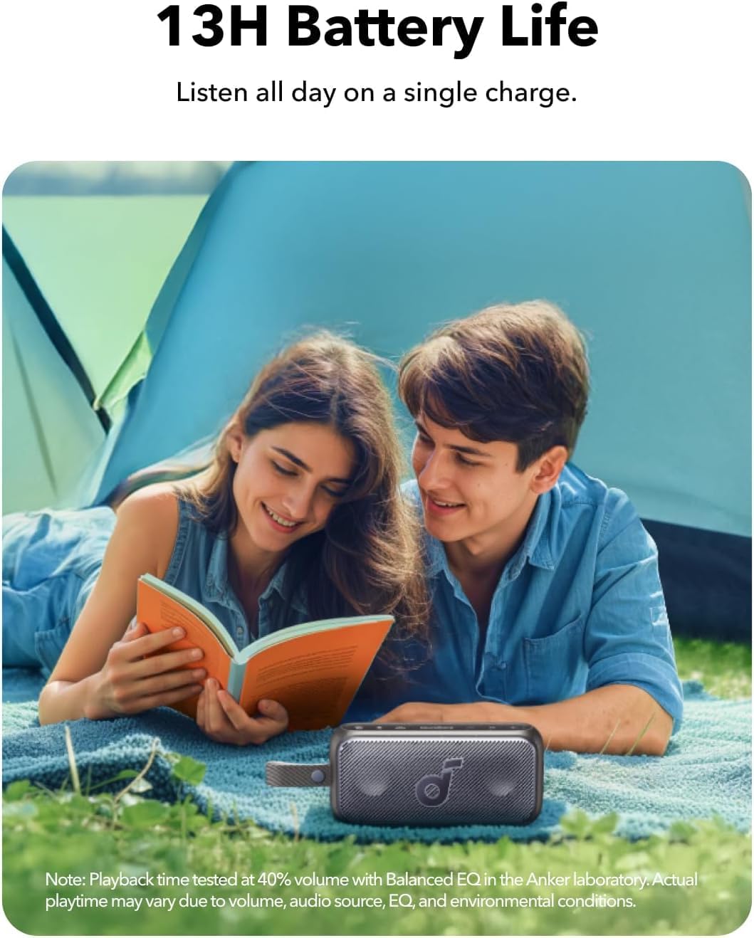 Soundcore Motion 300 by Anker, Bluetooth Speaker, Wireless Hi-Res Portable Speaker, IPX7 Waterproof, BassUp, Bluetooth 5.3, 30W Stereo Sound, 13H Playtime for Home, Shower, Outdoor, and Travel - Image 5