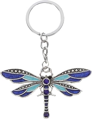 PRETYZOOM Womens Backpack Purse Dragonfly Keychain Animal Keychain Rhinestone Handbag Key Chain Sparkling Backpack Charm Car Key Chain for Women Womens Wallet
