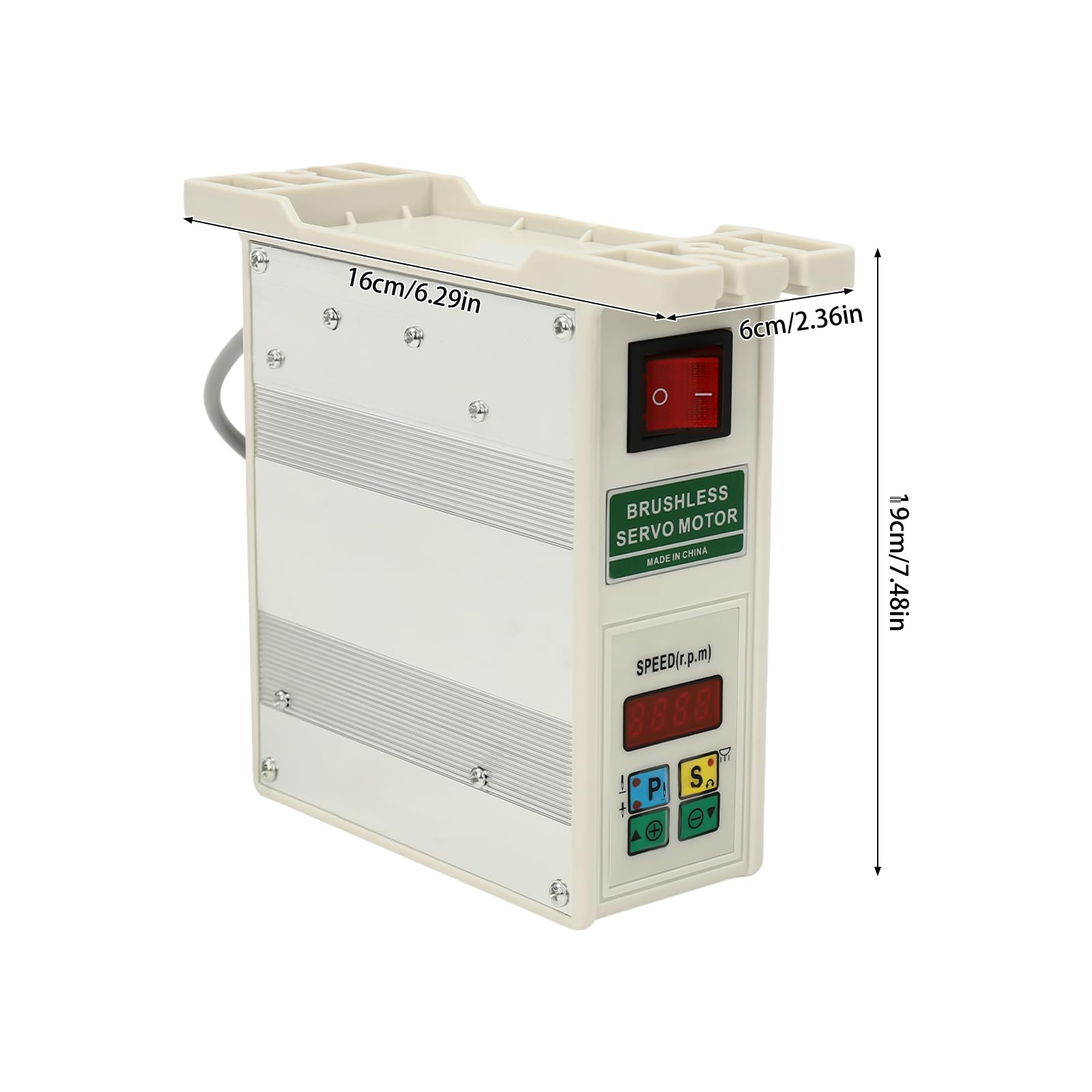 600 W, motore elettrico per macchina da cucire industriale, servomotore a risparmio energetico, motore per macchina da cucire per varie macchine da cucire industriali e impianti meccanici
