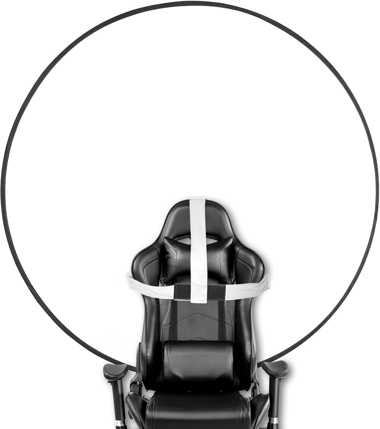 Portable White Screen Chair, 57 in BlueBackdrop with Stand Double Sided Foldable Screen Background , Chroma Key, Blue Backdrop for Chair Photography Streaming Gaming Photo Zoom Video Chats and Meeting