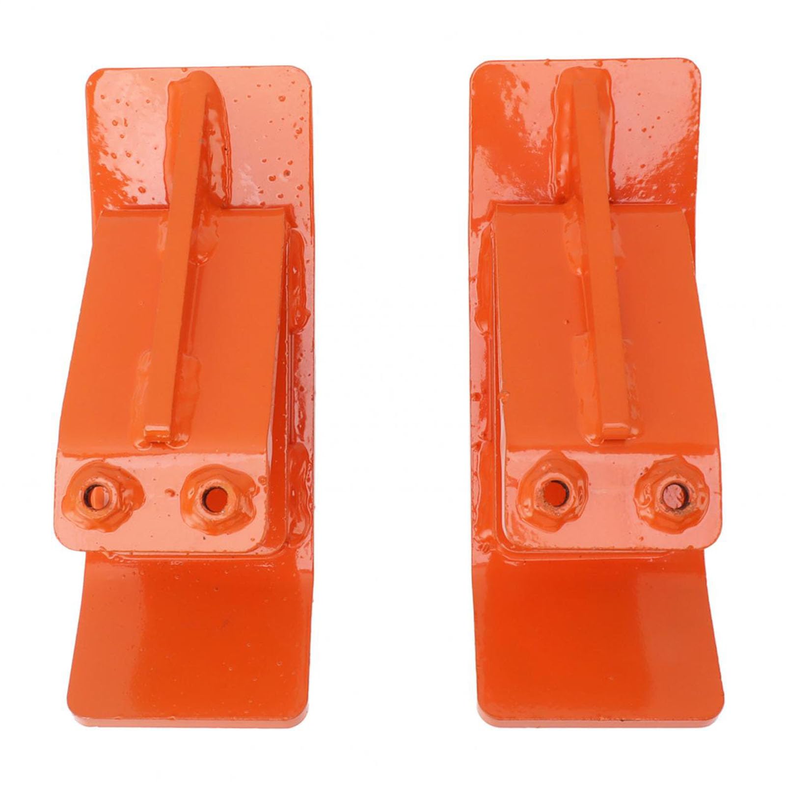 Cryfokt Protector de Cubo de Tractor con Tuercas y Pernos de Doble Seguridad de Acero Duradero para Mantenimiento de Césped 2 Piezas 10,5x4 Pulgadas