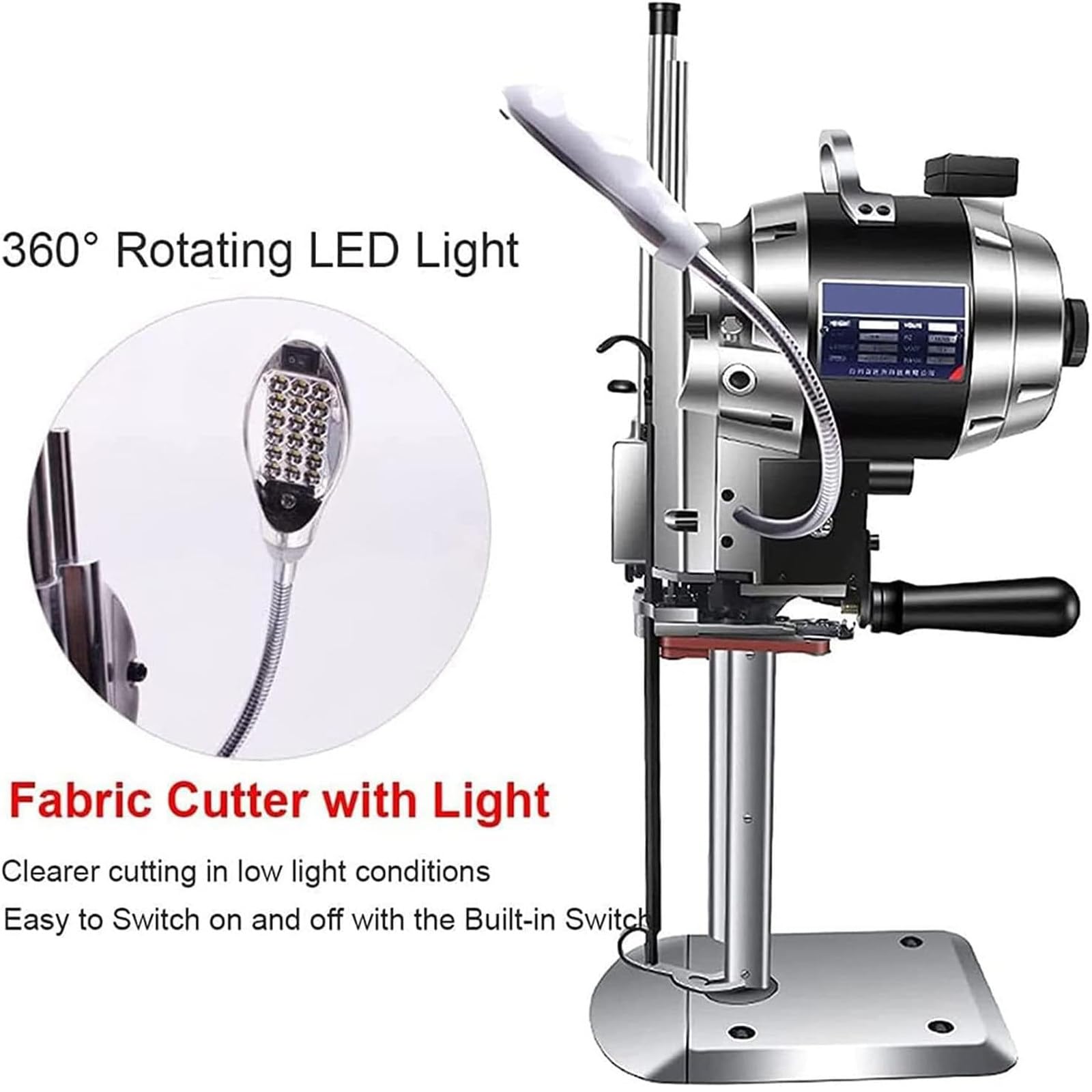 Amazon.co.jp: 1100W 垂直電動レザー裁断機、110V ストレート