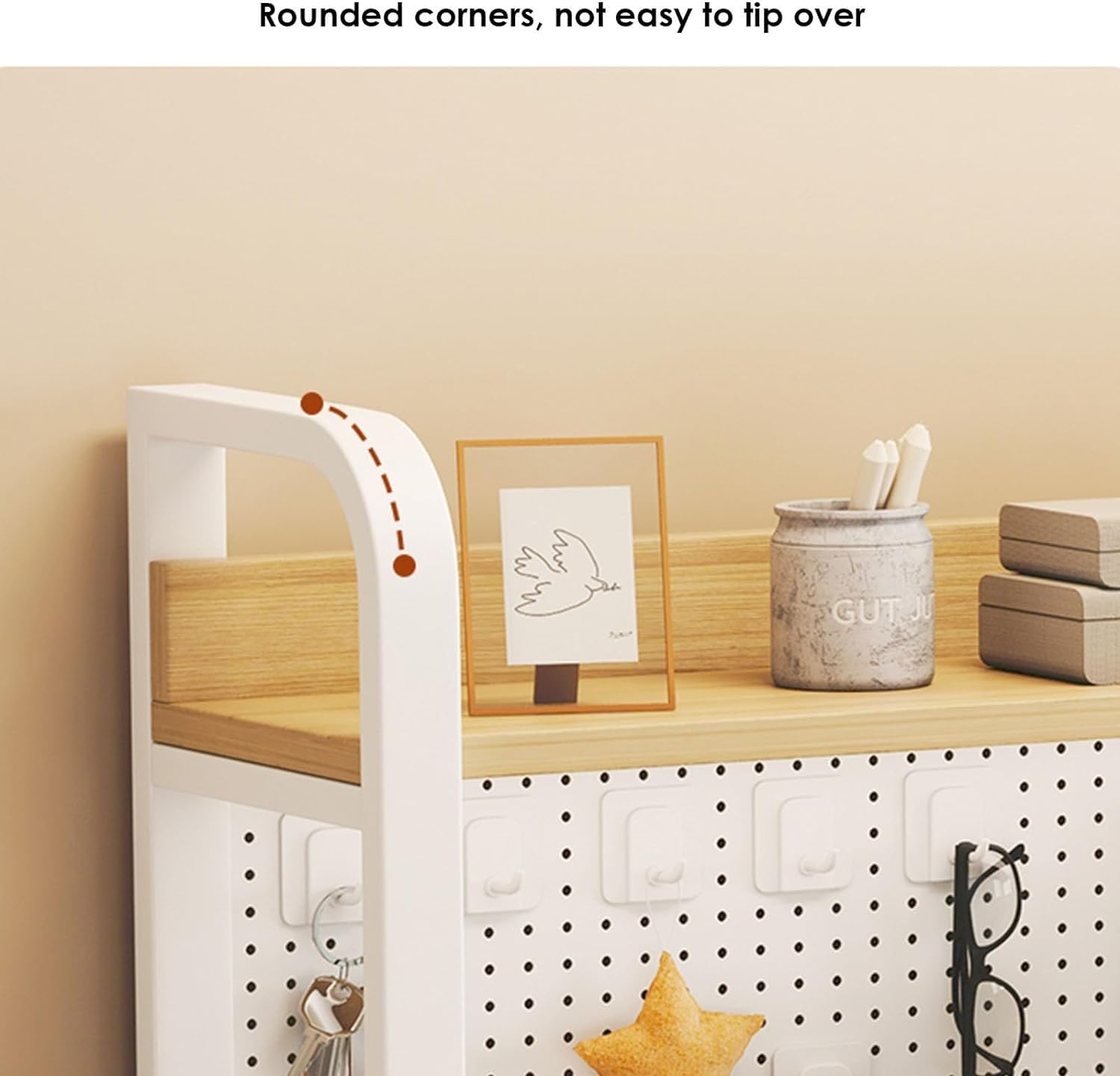 Amazon｜2段式工業用デスクトップ本棚、SXZenSpace用ブックケース、多