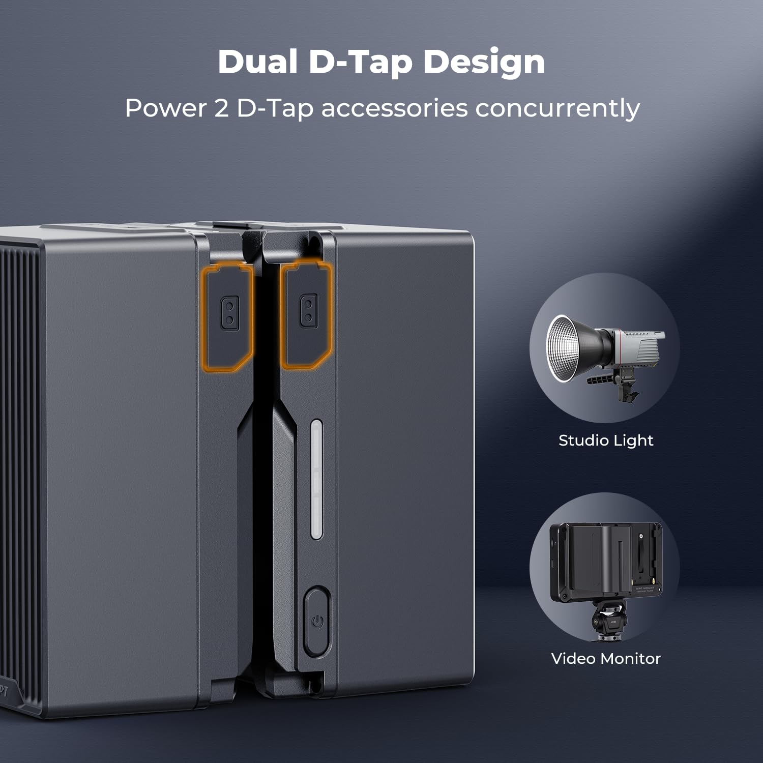 K&F CONCEPT KF-V99 SE V-Mount Akku, 99Wh 6700mAh V-Mount Battery mit PD 100W USB-C Schnellladung, mit Dual D-TAP/A/USB-C/DC/TFT Display/Notlicht für Kamera, Camcorder, Monitor, Videoleuchte