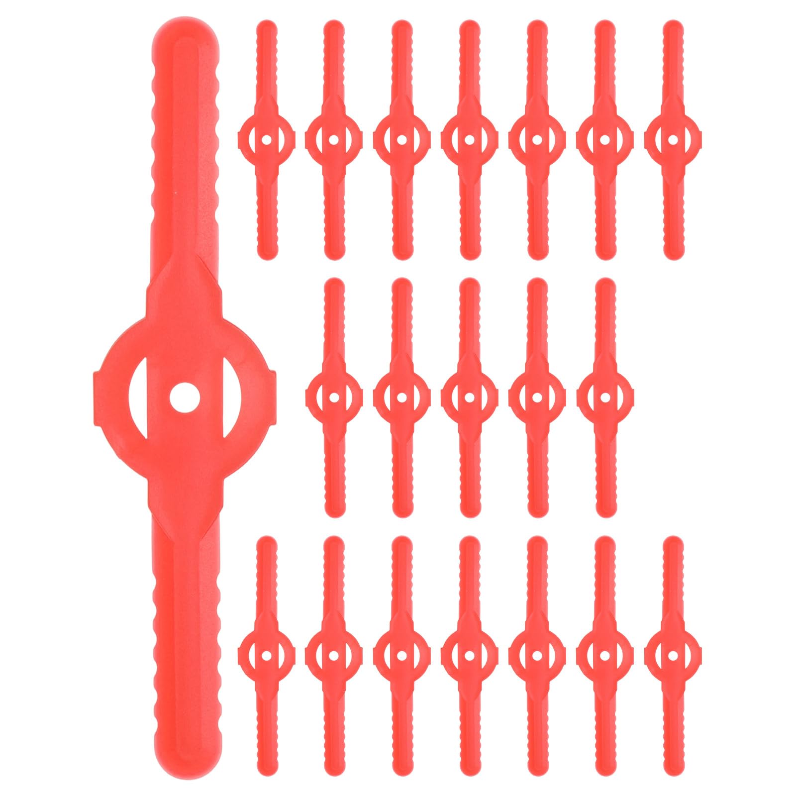 M METERXITY 20-Pack String Trimmer Head Blades Replace, Red