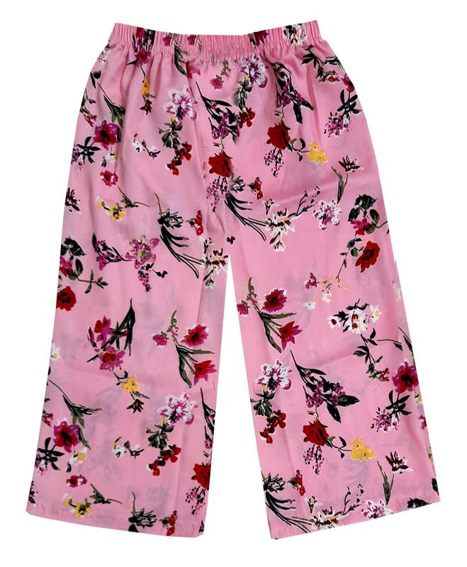 Image of IndiWeavesGirls Crepe Printed Loose Capri 3 /4th Pants